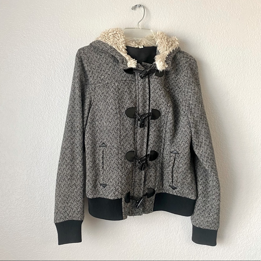Casual Tweed Coat